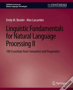 Capa do artigo Linguistic Fundamentals For Natural Language Processing Ii
