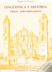 Capa do artigo Lingüística E Historia. Temas Afro-Hispánicos