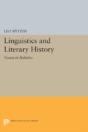 Linguistics And Literary History - Preview