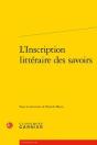 L'Inscription Litteraire Des Savoirs - Preview