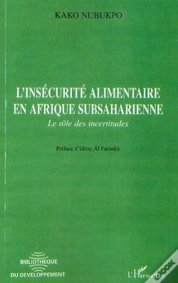 Capa do artigo L'Insecurite Alimentaire En Afrique Subsaharienne ; Le Role Des Incertitudes