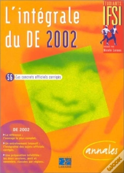 Capa do artigo L'Integrale Du De 2002; 56 Cas Concrets Officiels Corriges ; Edition 2002