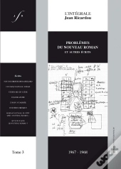 L'Intégrale Jean Ricardou Tome 3