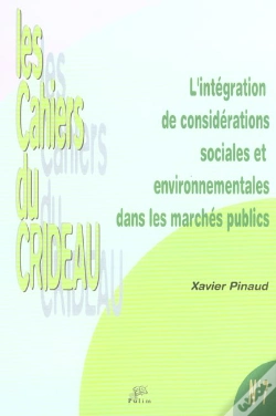 Capa do artigo L'Integration Des Considerations Sociales Et Environnementales Dans Les Marches Publics