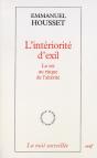 L'Intériorité D'Exil ; Le Soi Au Risque De L'Altérité - Preview