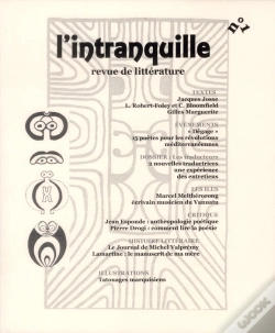 Capa do artigo L'Intranquille, Revue De Littérature