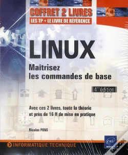 Capa do artigo Linux - Coffret De 2 Livres : Maitrisez Les Commandes De Base [4ieme Edition]
