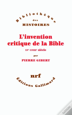 Capa do artigo L'Invention Critique De La Bible ; Xv-Xviii Siècle