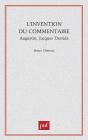 L'Invention Du Commentaire ; Augustin, Jacques Drrida - Preview