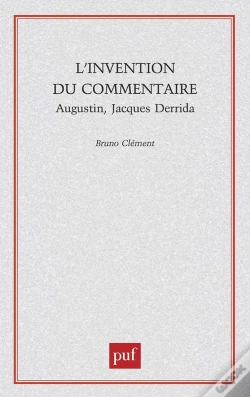 Capa do artigo L'Invention Du Commentaire ; Augustin, Jacques Drrida
