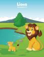 Lions Coloring Book 1   2 - Preview