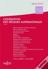 Liquidation Des Régimes Matrimoniaux (3e Édition)