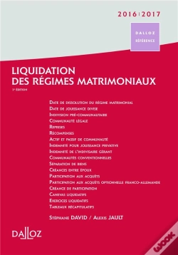 Capa do artigo Liquidation Des Régimes Matrimoniaux (3e Édition)