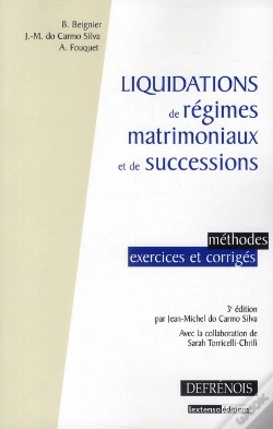 Capa do artigo Liquidations De Regimes Matrimoniaux Et