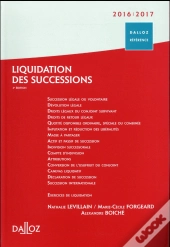 Liquidations Des Successions (Édition 2016/2017)
