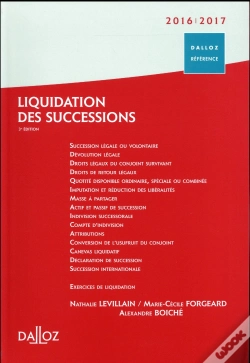 Capa do artigo Liquidations Des Successions (Édition 2016/2017)