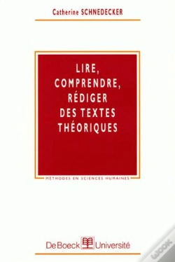 Capa do artigo Lire Comprendre Rediger Des Textes Theoriques