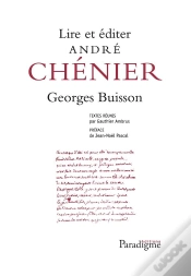 Capa do artigo Lire Et Éditer André Chénier