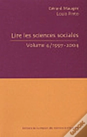 Capa do artigo Lire Les Sciences Sociales T.4 ; 1997-2004