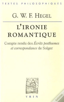 Capa do artigo L'Ironie Romantique ; Compte Rendu Des Écrits Posthumes Et Correspondance De Solger