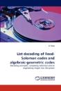List Decoding Of Reed-Solomon Codes And Algebraic-Geometric Codes - Preview