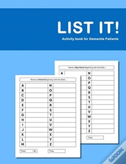 Capa do artigo List It! Activity Book For Dementia Patients