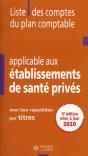Liste Des Comptes Du Plan Comptable Applicable Aux Établissements De Santé Privés ; Avec Leur Répartition Par Titres (3e Édition) - Preview