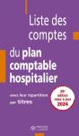 Liste Des Comptes Du Plan Comptable Hospitalier Avec Leur Répartition Par Titres (Édition 2024) - Preview