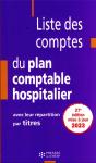 Liste Des Comptes Du Plan Comptable Hospitalier Avec Leur Repartition Par Titres - Preview