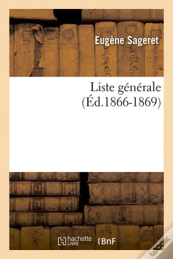 Capa do artigo Liste Generale Edition 1866 1869