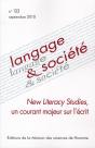 Literacy Studies Un Courant De Recherche Dominant Sur L Ecrit - Preview