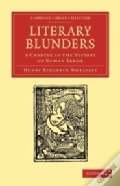 Capa do artigo Literary Blunders