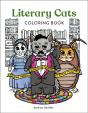 Literary Cats Coloring Book - Preview