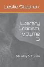 Literary Criticism, Volume 3 - Preview
