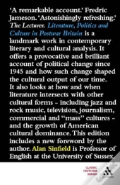 Literature, Politics And Culture In Postwar Britain