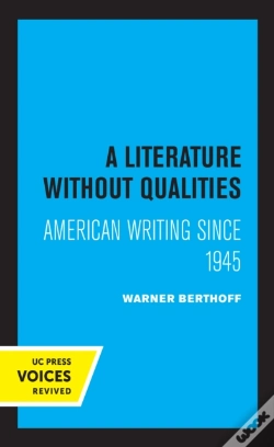 Capa do artigo Literature Without Qualities