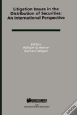 Capa do artigo Litigation Issues In Distribution Of Securities: An International Perspective