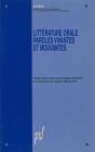 Litterature Orale, Paroles Vivantes Et Mouvantes - Preview