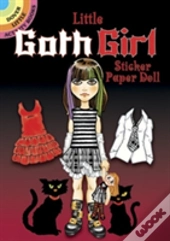 Little Goth Girl Sticker Paper Doll