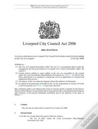 Liverpool City Council Act 2006