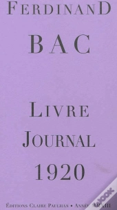 Livre Journal 1920