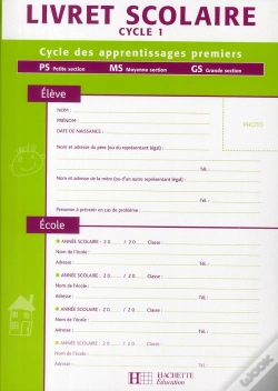 Capa do artigo Livret Scolaire ; Cycle 1 ; Programme 2008