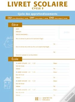 Capa do artigo Livret Scolaire ; Cycle 3 ; Programme 2008