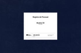 Livro de Registo de Pessoal - Modelo 30 - 50 Folhas