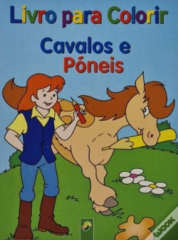 Capa do artigo Livro para Colorir - Cavalos e Póneis