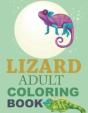 Lizard Adult Coloring Book - Preview
