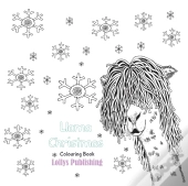 Llama Christmas Colouring Book: Mindfuln