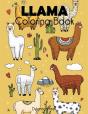 Llama Coloring Book - Preview