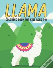 Llama Coloring Book For Kids Ages 4-8