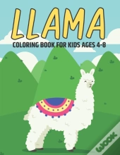 Llama Coloring Book For Kids Ages 4-8